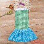 stage for kids A.E-Kids Ariel Little Mermaid Sets Girl Princess Fancy Dress Party Cosplay costume.